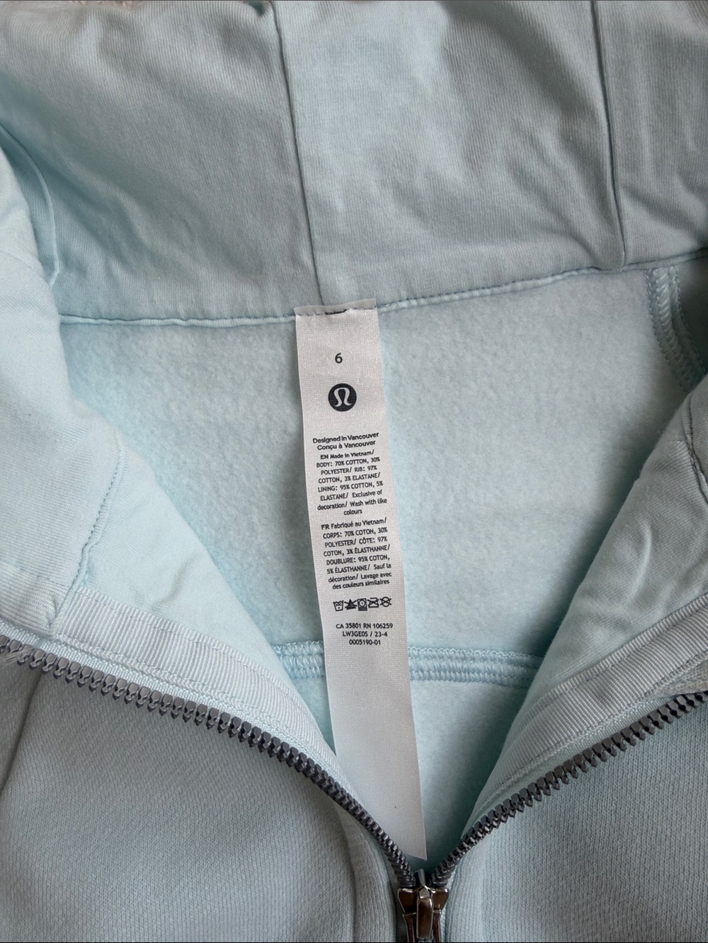 lululemon athletica cropped scuba hoodie - Picture 2 of 3
